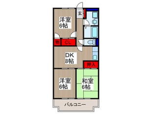 サンライズマンションの物件間取画像